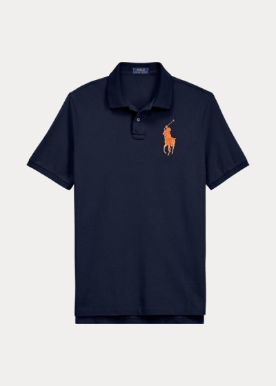 Camisa Polo Polo Ralph Lauren Hombre Azul Marino - Big Pony Mesh - KLZMW2305